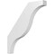 Ekena Millwork 4-in. W x 32-in. D x 36-in. H Funston Architectural Grade PVC Knee Brace BRCP04X32X36FST - alternate 1